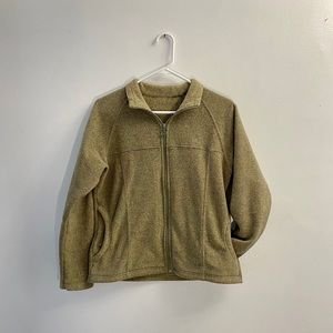 Green Zip Up Sweater